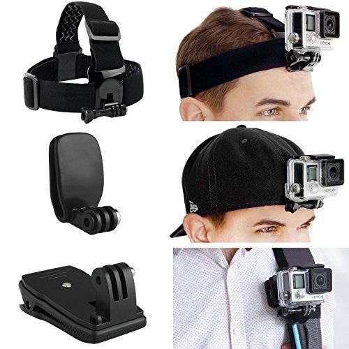 Head & Backpack Mount Bundle for GoPro Hero Online now