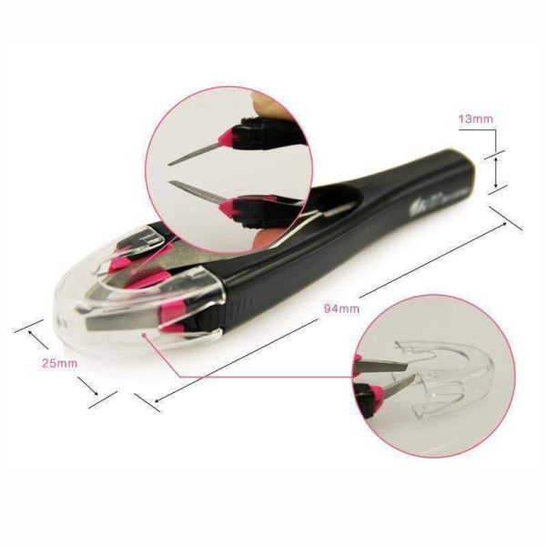 Best Non Slip  Retractable Tweezers design for your lashes or eyebrows! Hot on Sale