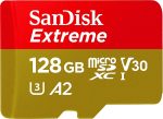 SanDisk Extreme Micro SD card, 128GB with SD Adapter Online Sale