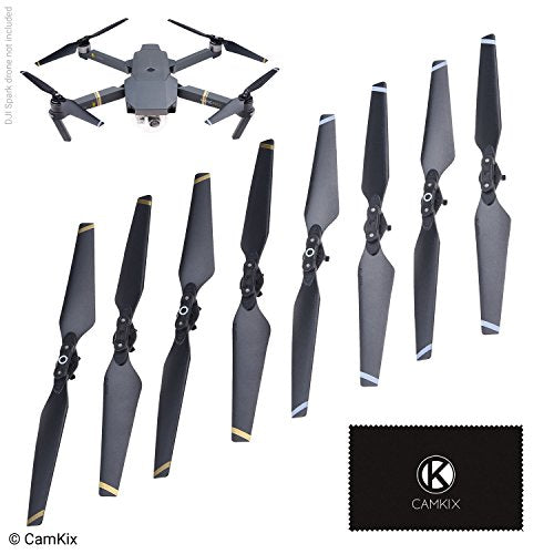 Propellers for DJI Mavic Pro - 2 Sets (8 Blades) - Black Online