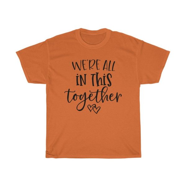 Copy of We re all in this together women tshirt tops, short sleeve ladies cotton tee shirt  t-shirt, small - large plus size Sale