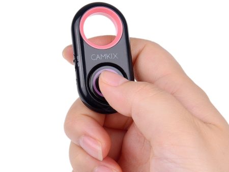 Compact Bluetooth Shutter Remote Control (Pink and White) Hot on Sale