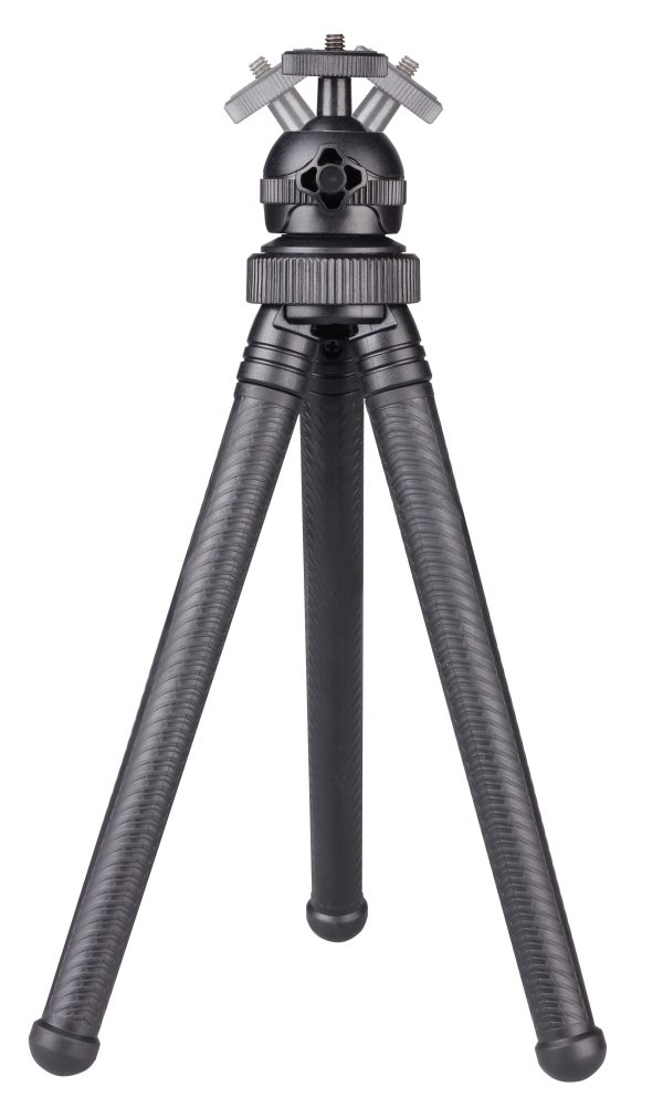 Universal Flexible Tripod with 360 Degree Ball Head & Rubberized Bendable Legs Sale