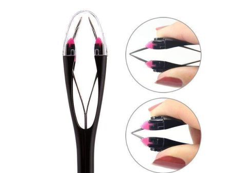 Best Non Slip  Retractable Tweezers design for your lashes or eyebrows! Hot on Sale