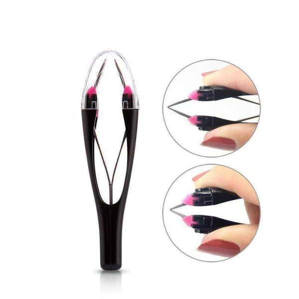 Best Non Slip  Retractable Tweezers design for your lashes or eyebrows! Hot on Sale